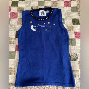 New York City Storybook Knits sleeveless Small
